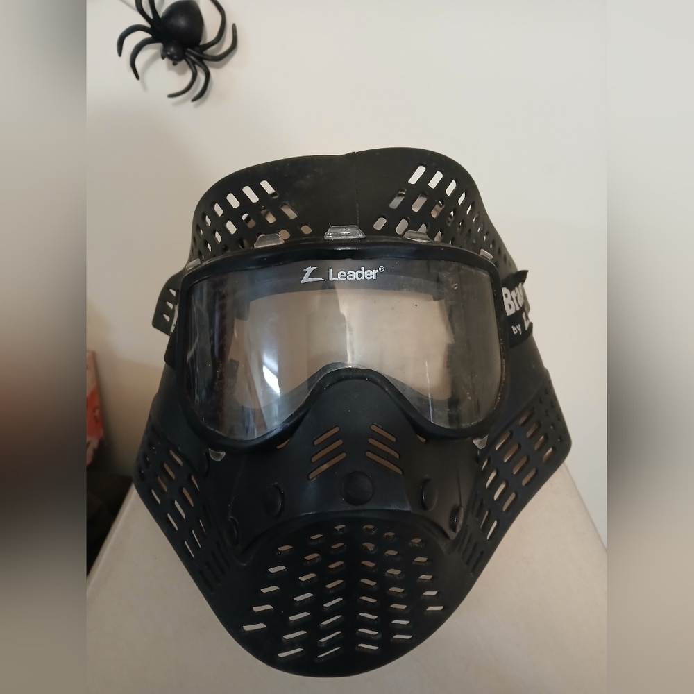 Leader Black Paintball Mask